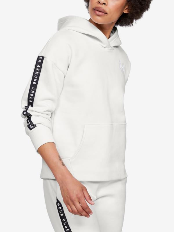 Mikina Under Armour Originators Fleece Hoodie Lc Logo-Wht Bílá