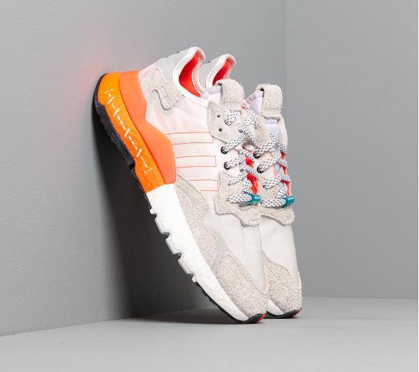 adidas Nite Jogger Ftwr White/ Solar Red/ Crystal White