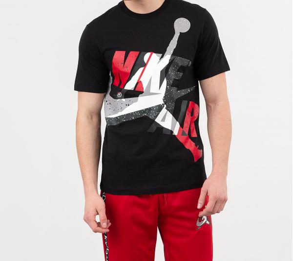 Jordan Jumpman Classics Tee Black/ White/ Gym Red