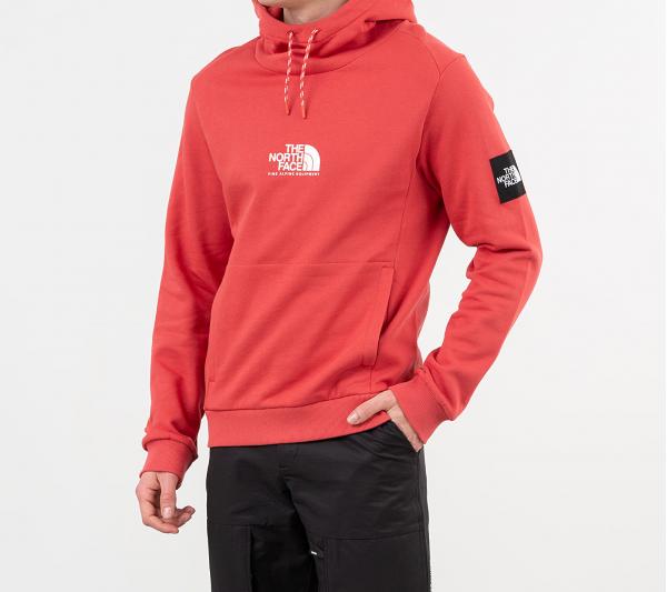 The North Face Fine Alpine Hoodie Sunbacked Red