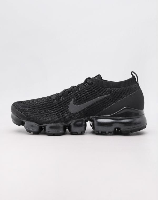 Nike Air VaporMax Flyknit 3 Black/ Anthracite - White - Metallic Silver 42