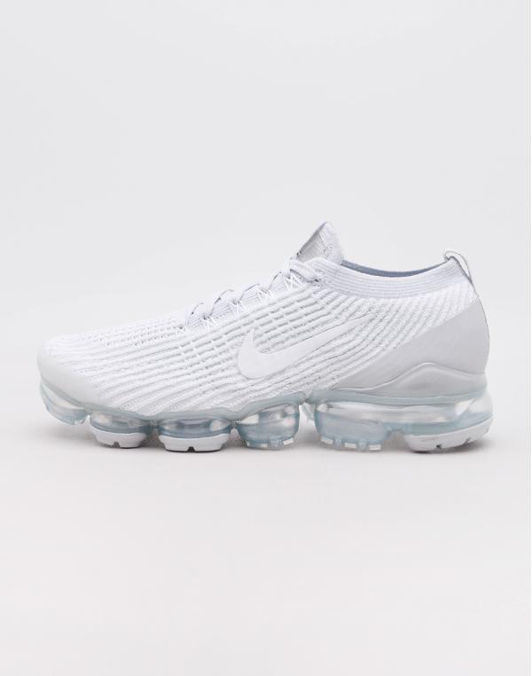 Nike Air VaporMax Flyknit 3 White/ White - Pure Platinum 44
