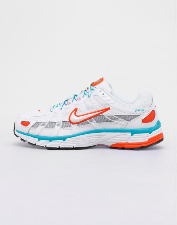 Nike P-6000 White/ White - Oracle Aqua - Magic Flamingo 38