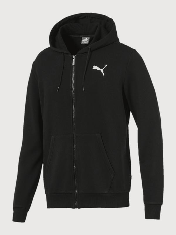 Mikina Puma Essentials Hooded Jacket Černá