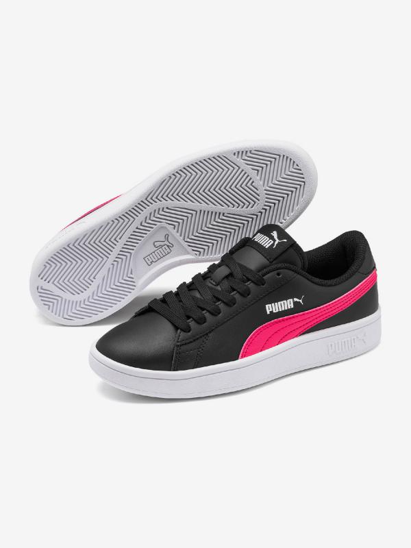 Boty Puma Smash V2 L Jr Černá