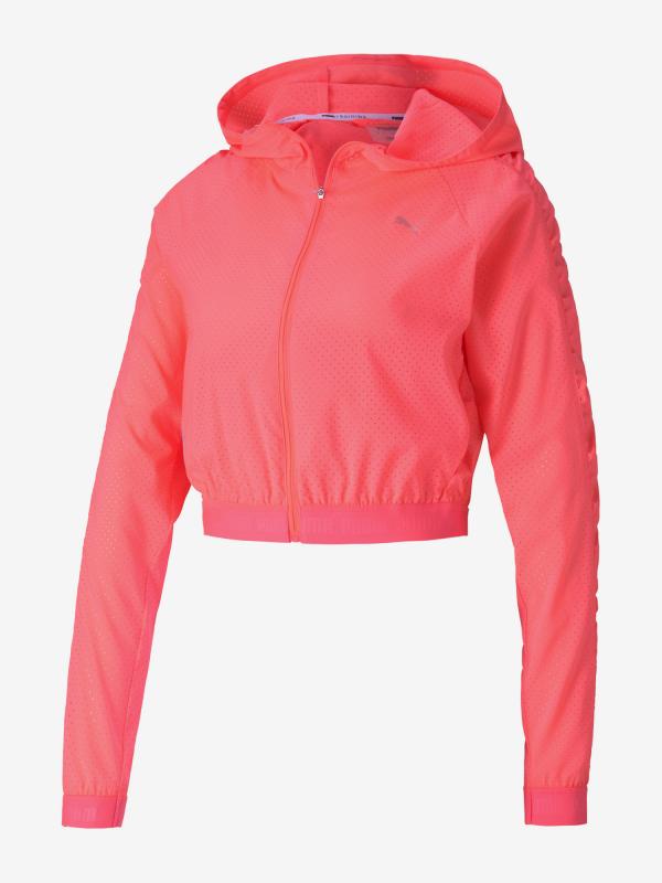 Bunda Puma Be Bold Woven Jacket Růžová