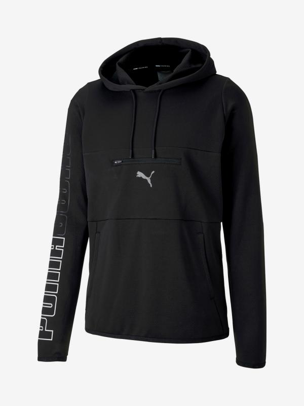 Bunda Puma Power Knit Hoodie Černá