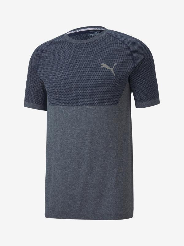 Tričko Puma Rtg Evoknit Basic Tee Modrá