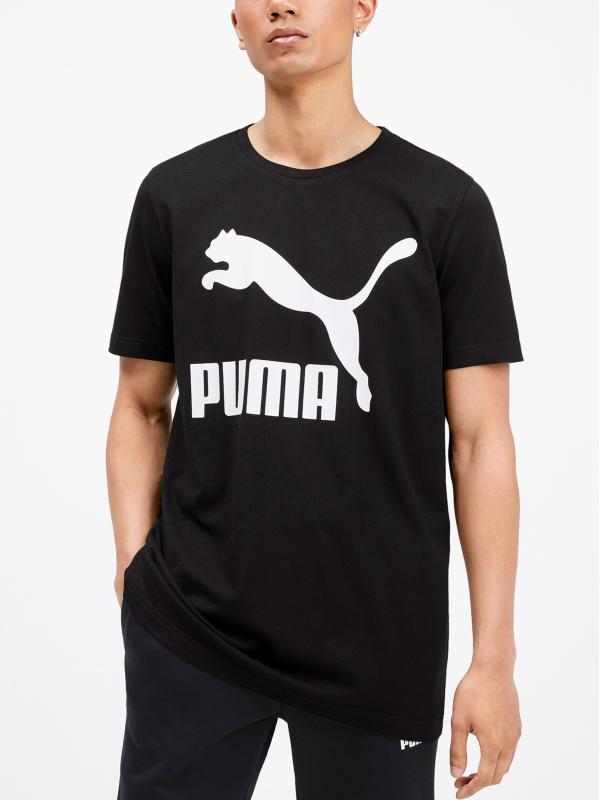 Tričko Puma Classics Logo Tee Černá