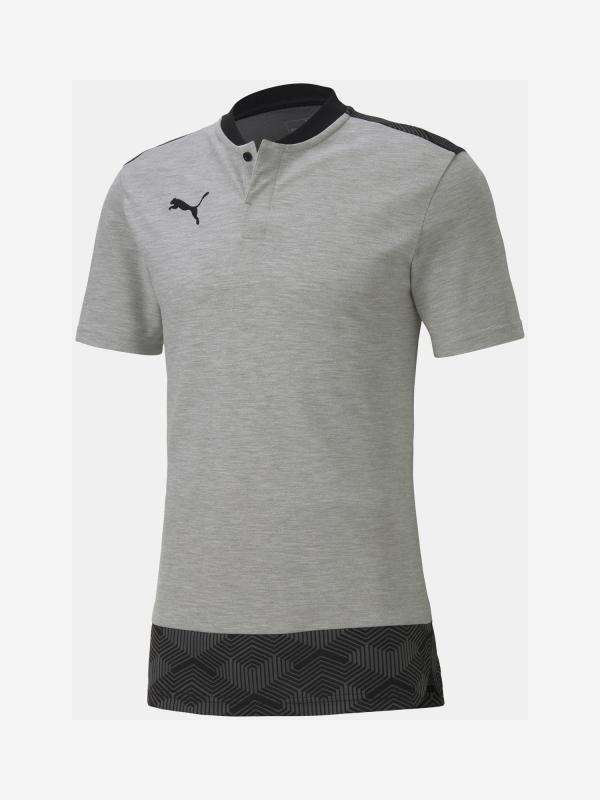 Tričko Puma Teamfinal 21 Casuals Polo Šedá