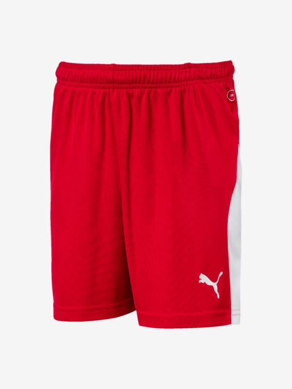 Kraťasy Puma Liga Shorts Jr Červená