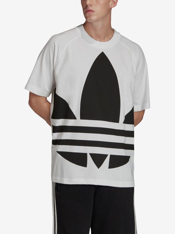 Tričko adidas Originals Bg Trefoil Tee Bílá