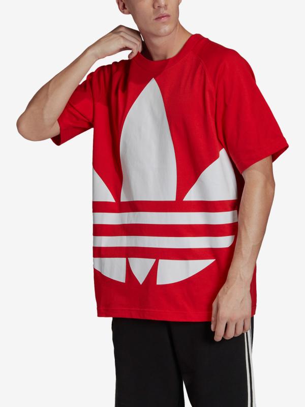 Tričko adidas Originals Bg Trefoil Tee Červená