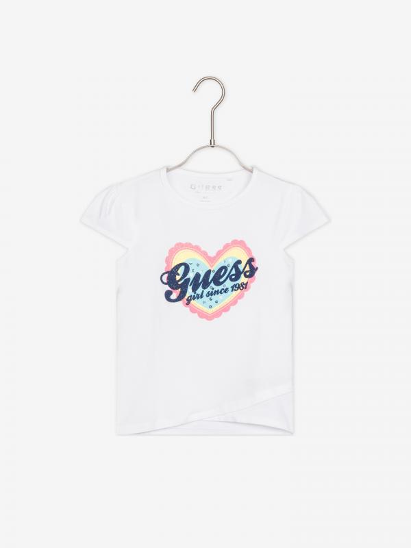 Triko dětské Guess Bílá