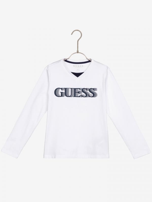 Triko dětské Guess Bílá