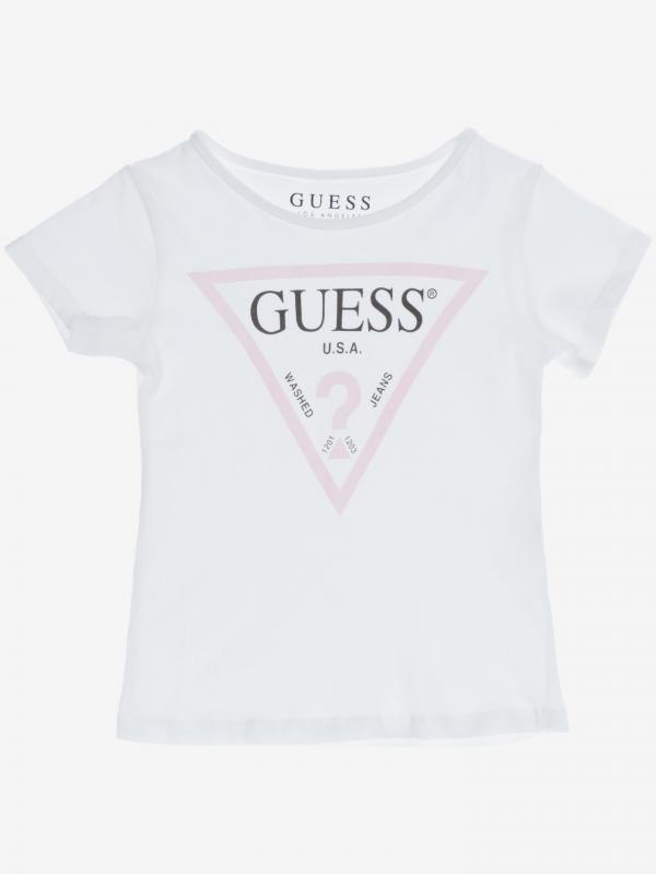 Triko dětské Guess Bílá