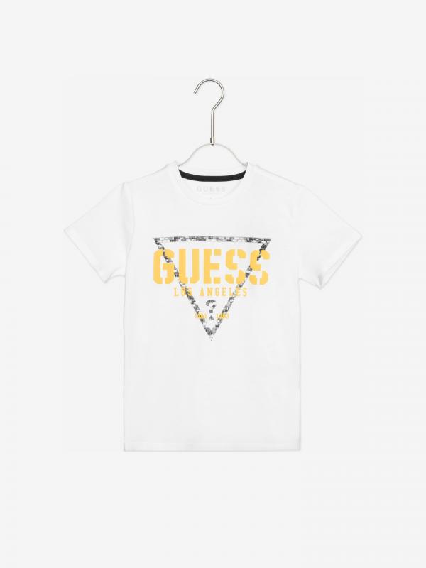 Triko dětské Guess Bílá