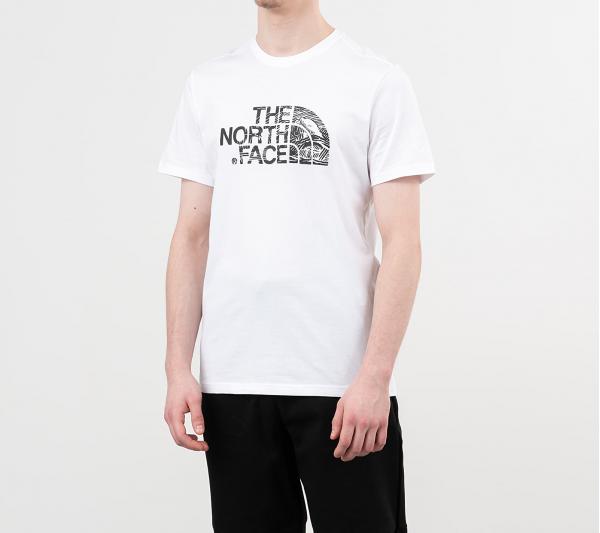 The North Face Woodcut Dome Tee White