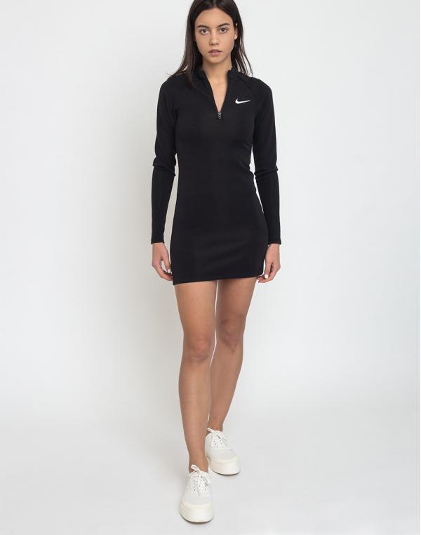 Nike Sportswear Dress Ls Black/White M