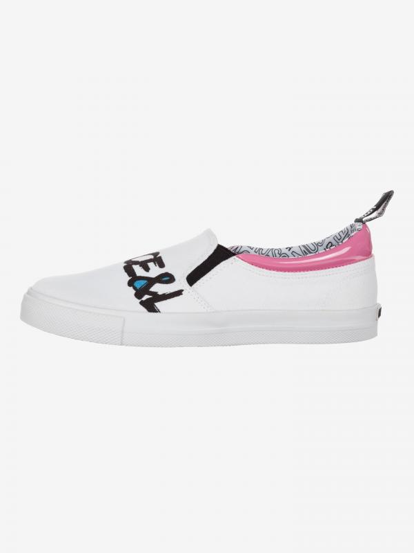 Slip On Love Moschino Bílá