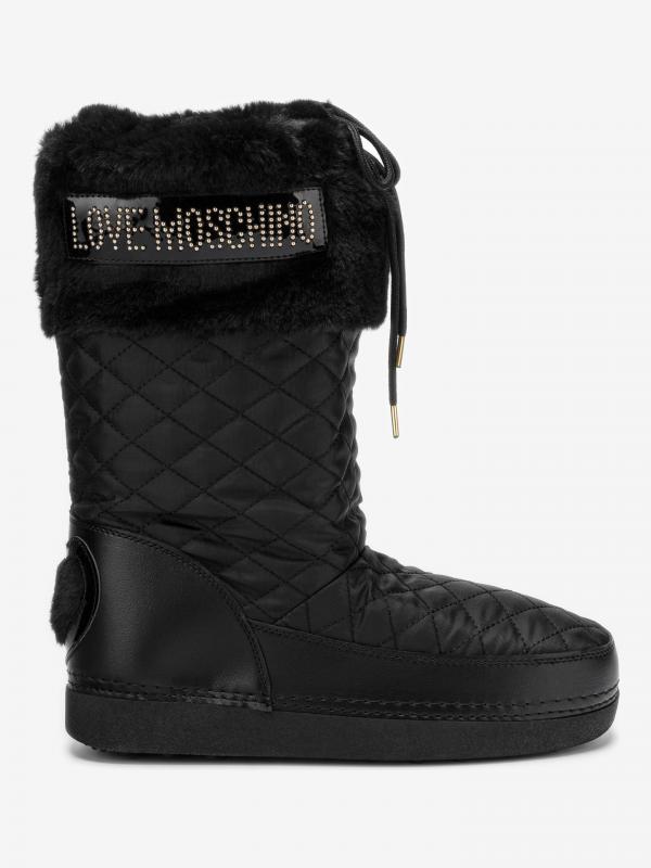 Sněhule Love Moschino Černá