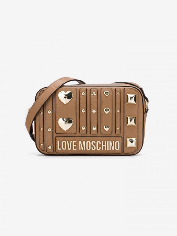 Cross body bag Love Moschino Hnědá