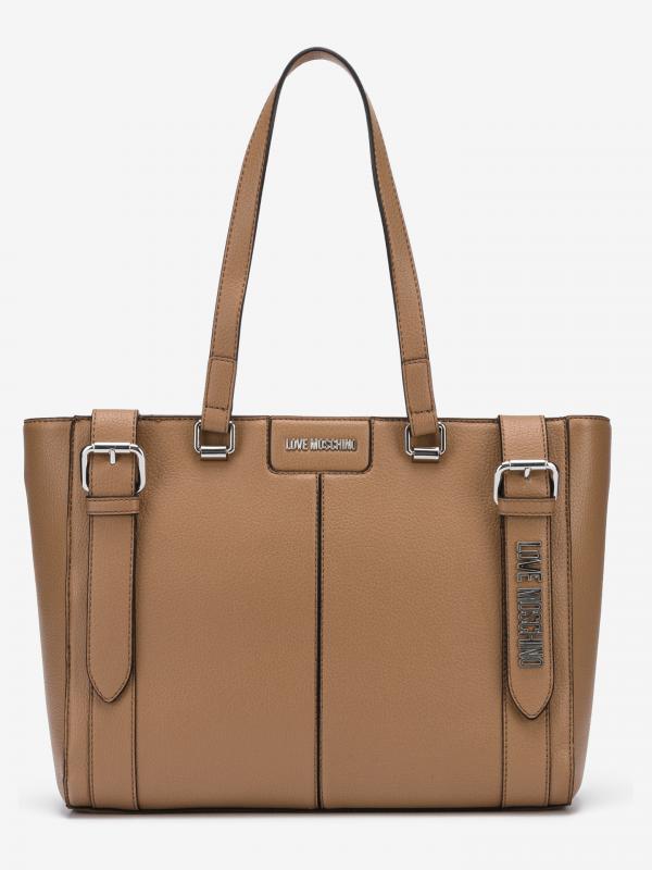 Kabelka Love Moschino Hnědá