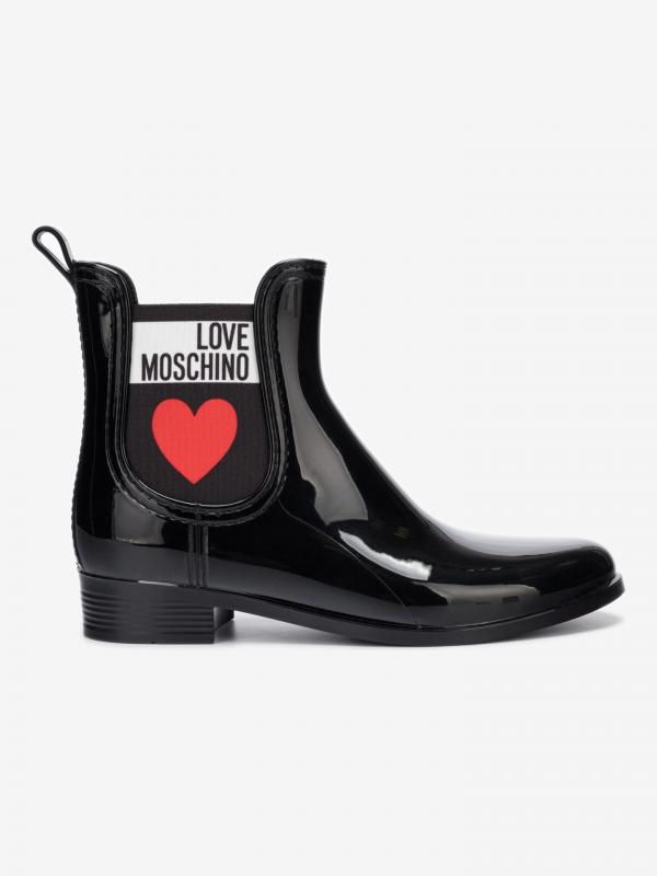 Holínky Love Moschino Černá