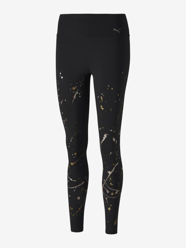 Legíny Puma Metal Splash Splatter Tight Černá