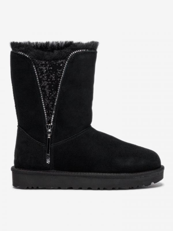 Classic Zip Sněhule UGG Černá