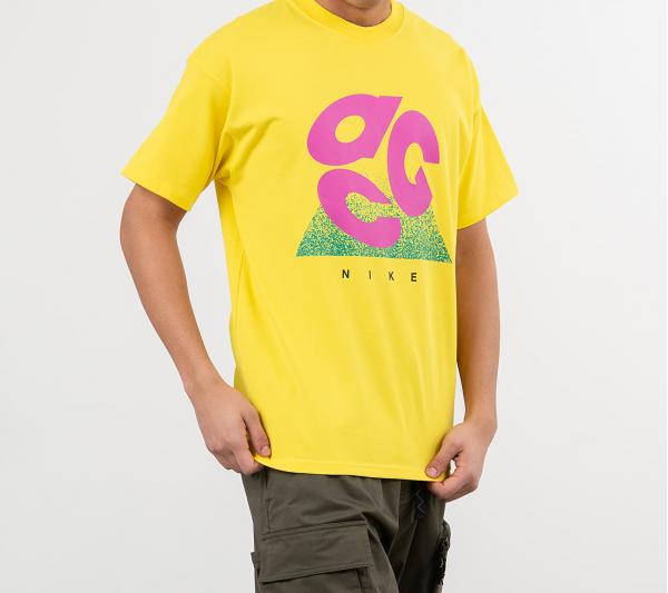 Nike NRG ACG Evo Logo Tee Opti Yellow/ Active Fuchsia