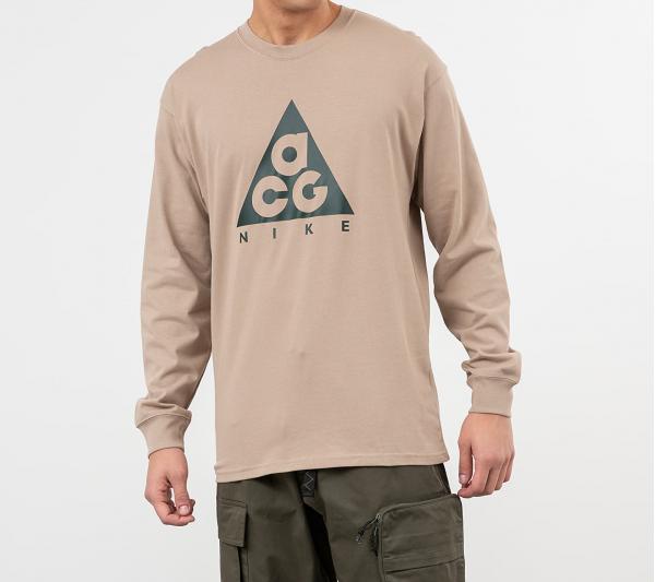 Nike NRG ACG Longsleeve Logo Tee Khaki/ Cargo Khaki