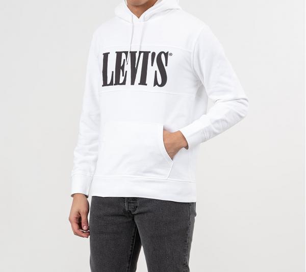 Levi's® Pieced Hoodie White