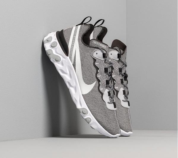 Nike React Element 55 Se White/ Pure Platinum-Wolf Grey-Black