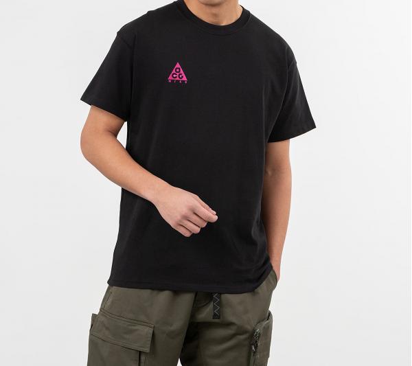 Nike NRG ACG Logo Tee Black/ Active Fuchsia