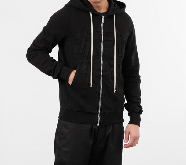 Rick Owens DRKSHDW Jason's Hoodie Black