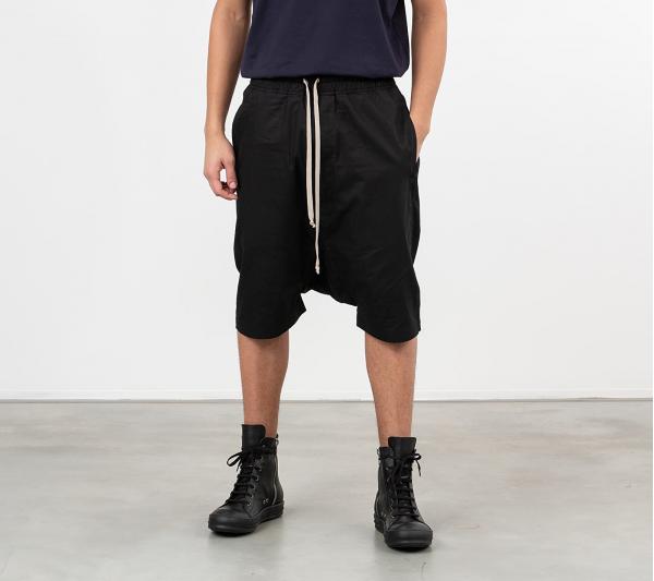 Rick Owens DRKSHDW Drawstring Ripstop Pods Shorts Black