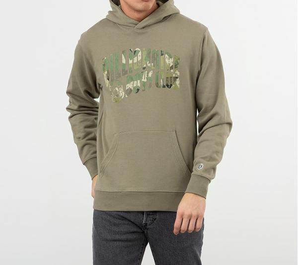 Billionaire Boys Club Camo Arch Logo Popover Hoodie Olive