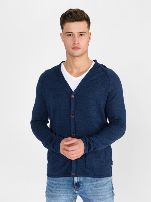 Union Svetr Jack & Jones Modrá