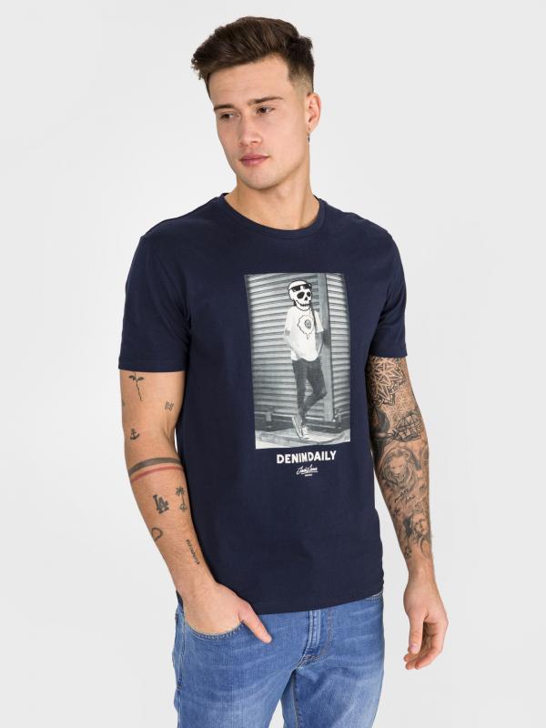 Skurl Triko Jack & Jones Modrá
