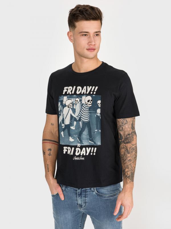 Skurl Triko Jack & Jones Černá