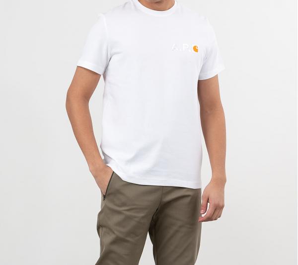 A.P.C. x Carhartt WIP Fire Tee White