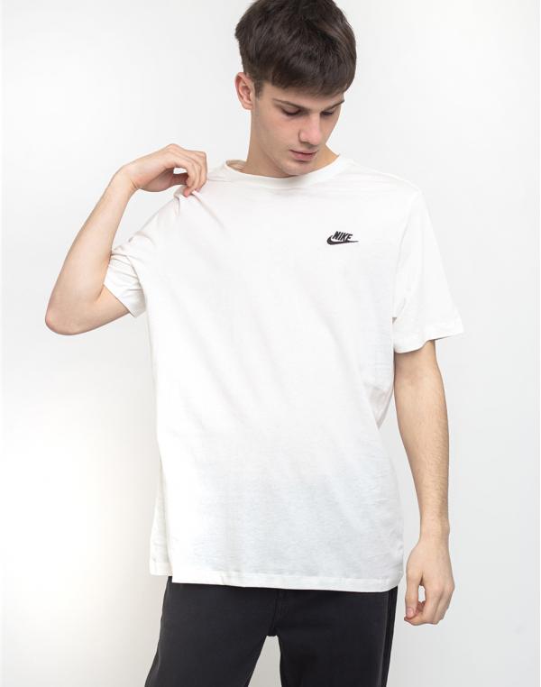 Nike Sportswear Club Tee Sail/Black S