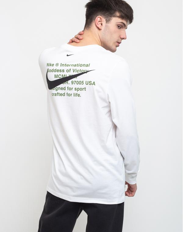 Nike Sportswear Swoosh Ls Tee White S
