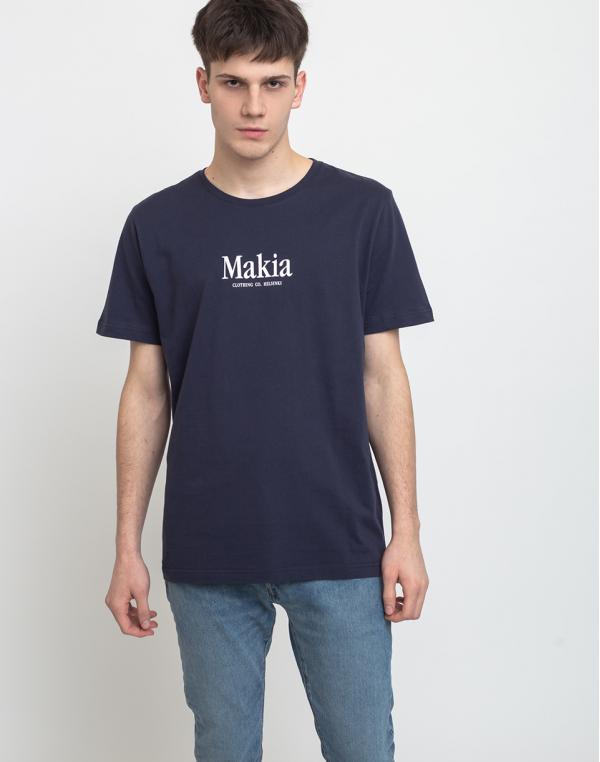 Makia Strait T-Shirt Dark Blue S