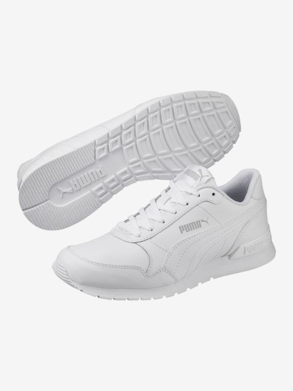Boty Puma St Runner V2 L Jr Bílá