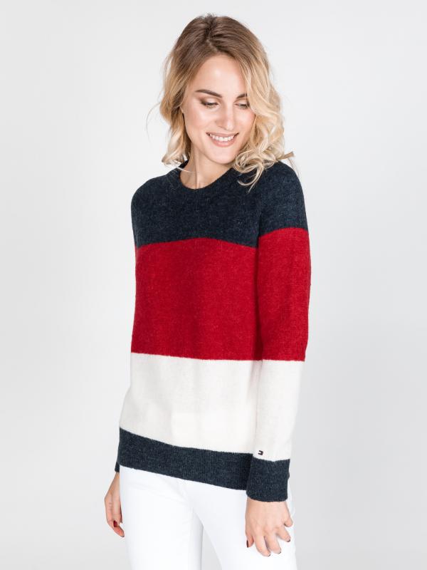 New Makayla Svetr Tommy Hilfiger Modrá