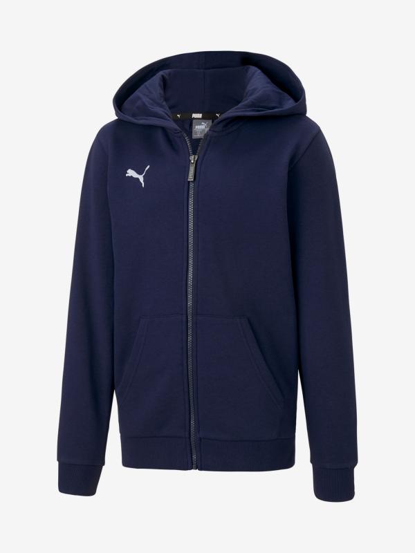 Mikina Puma Teamgoal 23 Casuals Jkt Jr Modrá