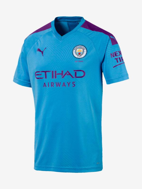 Dres Puma Mcfc Home Shirt Replica Ss Modrá