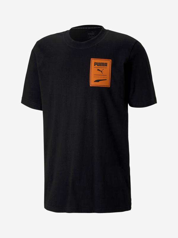 Tričko Puma Recheck Pack Graphic Tee Černá